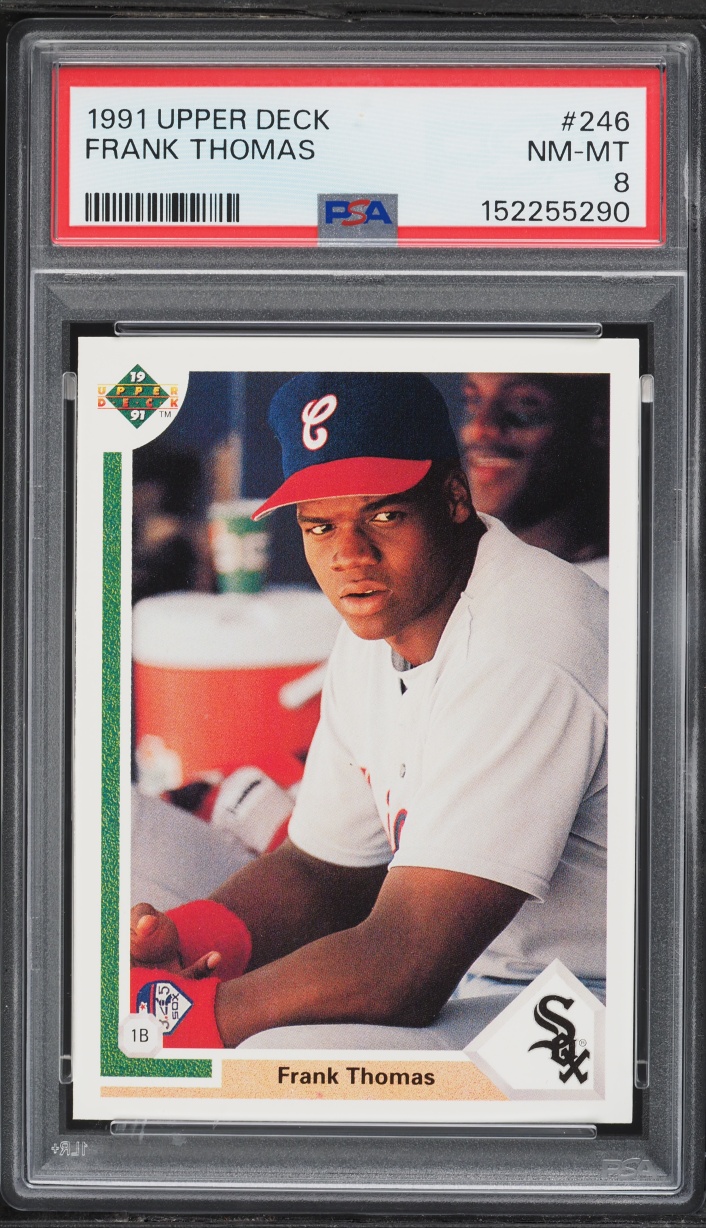 1991 Upper Deck Frank Thomas #246 PSA 8 NM-MT
