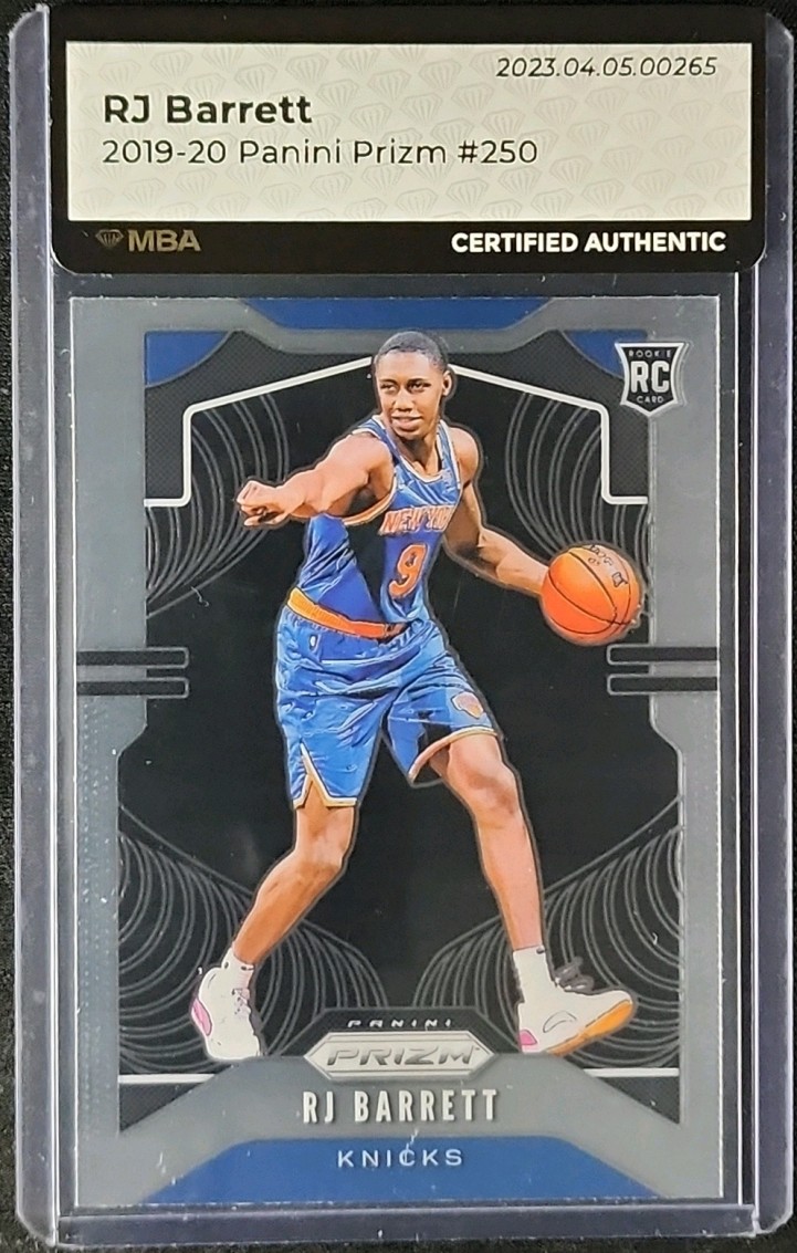 2019 Panini Prizm Blue Prizm RJ Barrett ROOKIE RC /199 #250
