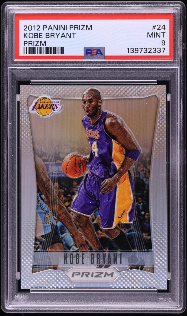 2012 Panini Prizm Silver Kobe Bryant #24 PSA 9 MINT