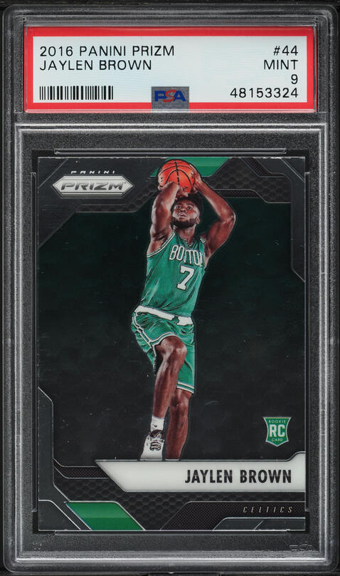 2016 Panini Prizm Jaylen Brown ROOKIE #44 PSA 9 MINT on