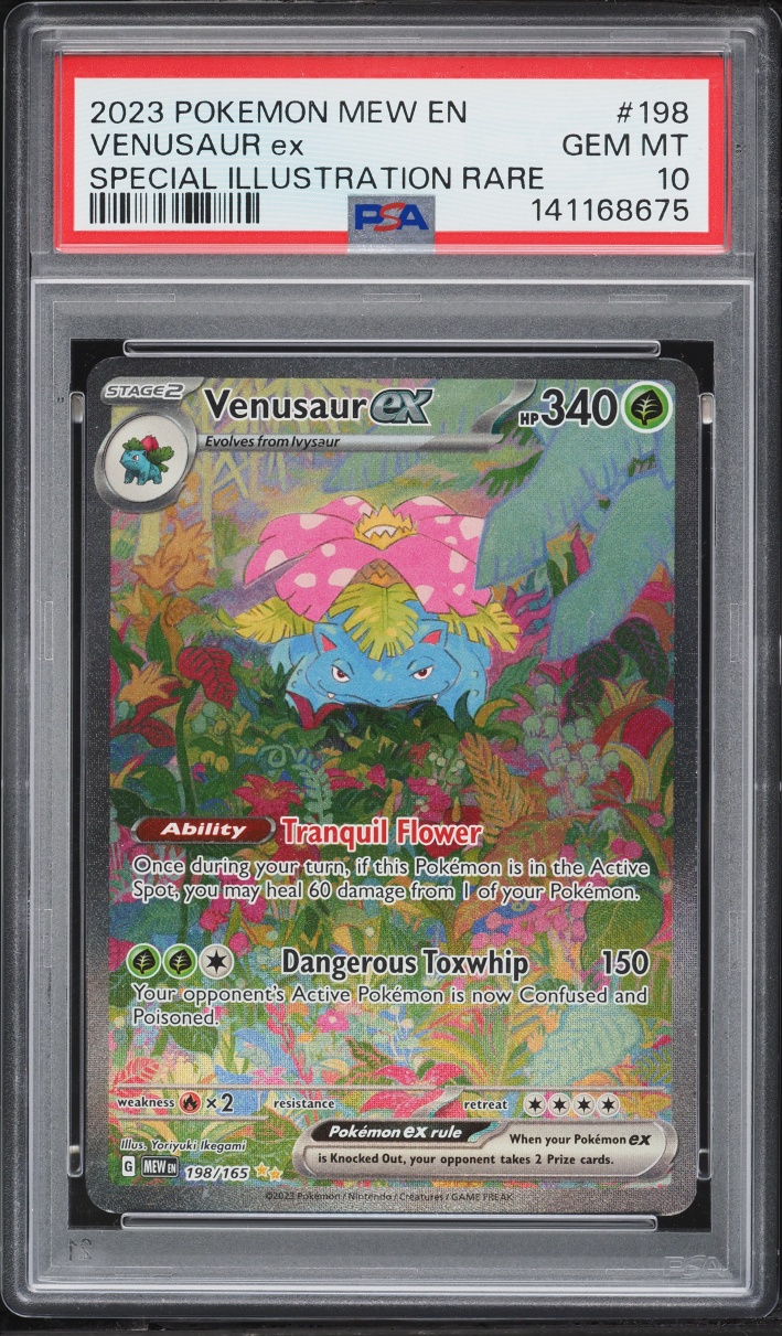 2023 Pokemon Scarlet & Violet 151 SIR Venusaur Ex #198 PSA 10 GEM MINT