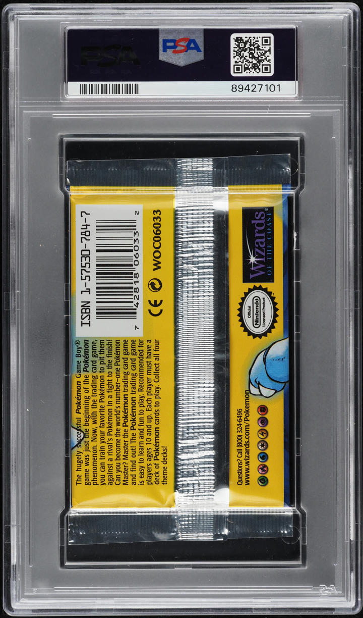 1999 Pokemon Base Set Pack 1st Edition Blastoise PSA 10 GEM MINT
