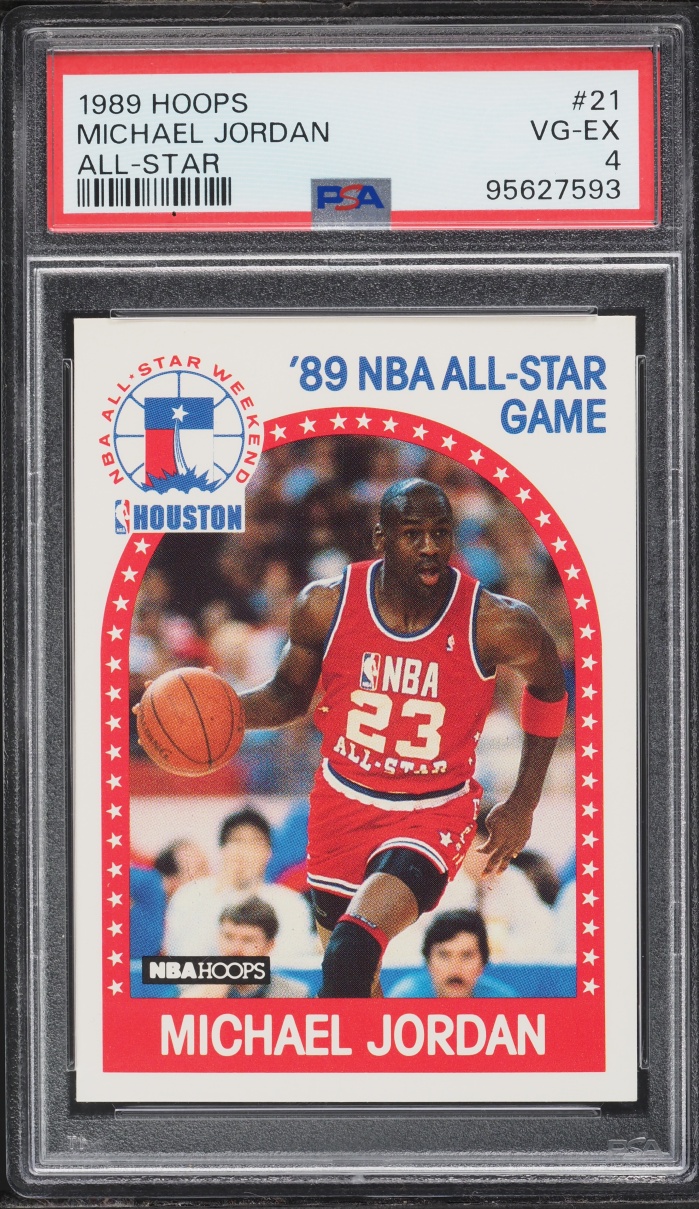 1989 Hoops All Star Michael Jordan #21 PSA 4 VGEX