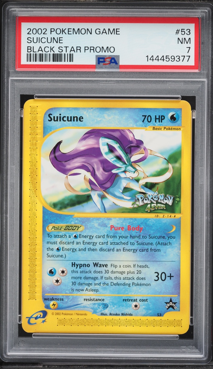 2002 Pokemon Black Star Promo Suicune #53 PSA 7 NRMT