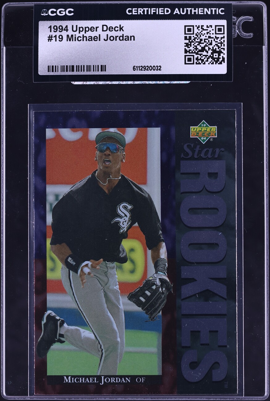 1994 Upper Deck Michael Jordan ROOKIE #19 CGC AUTH