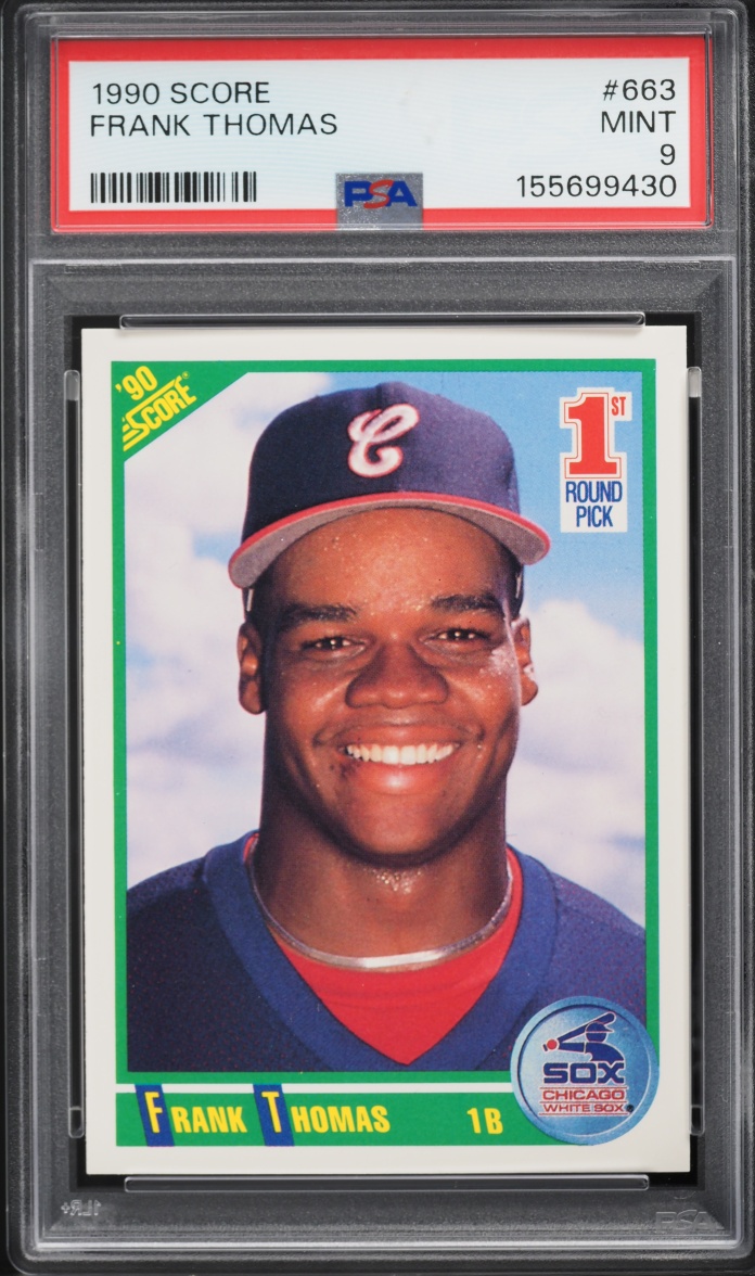 1990 Score Frank Thomas ROOKIE #663 PSA 9 MINT