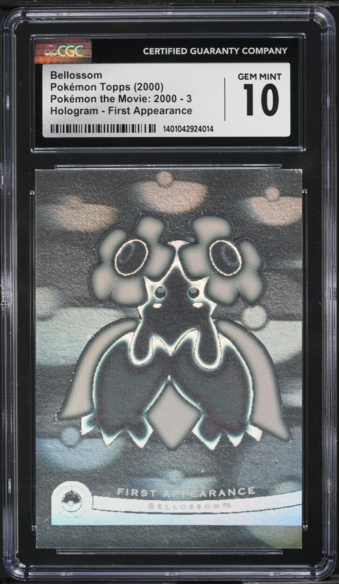 2000 Topps Pokemon The Movie First Appearance Hologram Bellossom #3 CGC 10 GEM