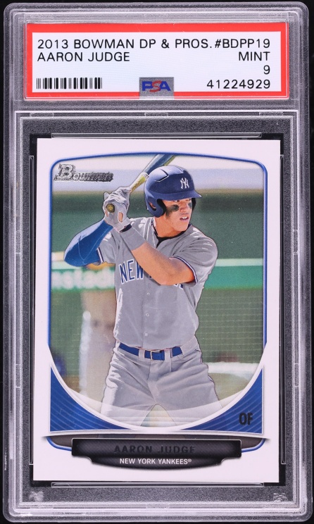 2013 Bowman Draft Picks Aaron Judge PROSPECT #BDPP19 PSA 9 MINT