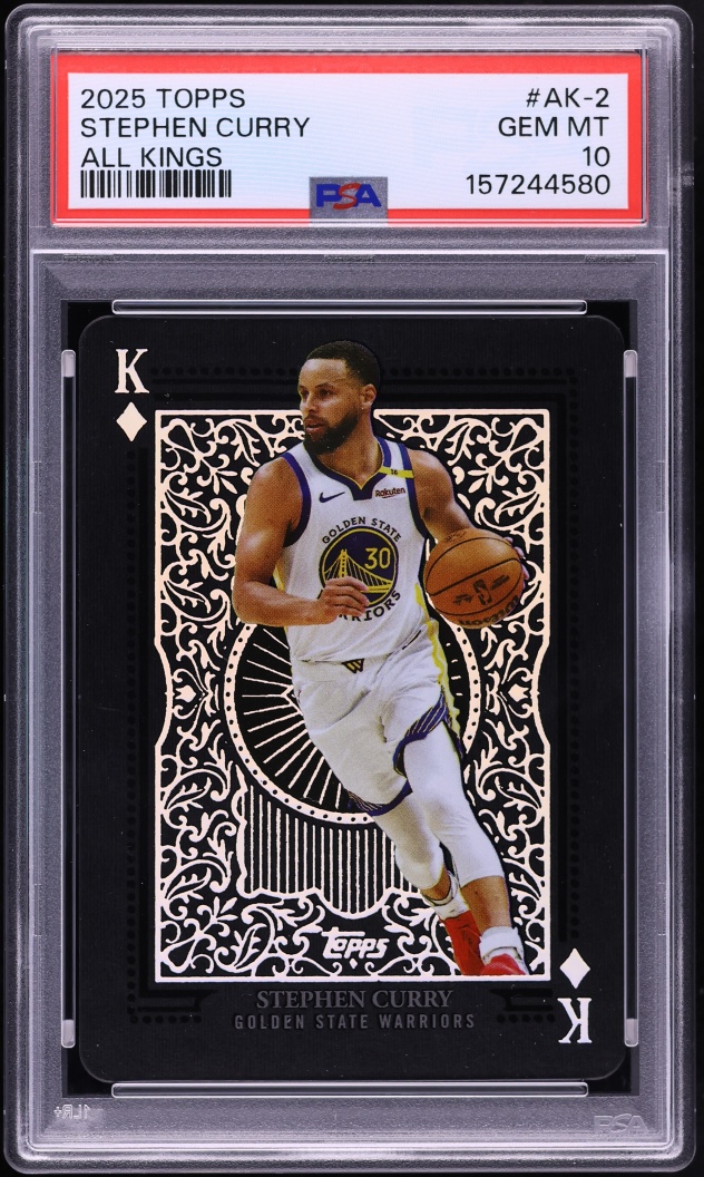 2025 Topps All Kings Stephen Curry #AK-2 PSA 10 GEM MINT