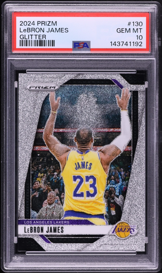 2024 Panini Prizm Glitter LeBron James #130 PSA 10 GEM MINT