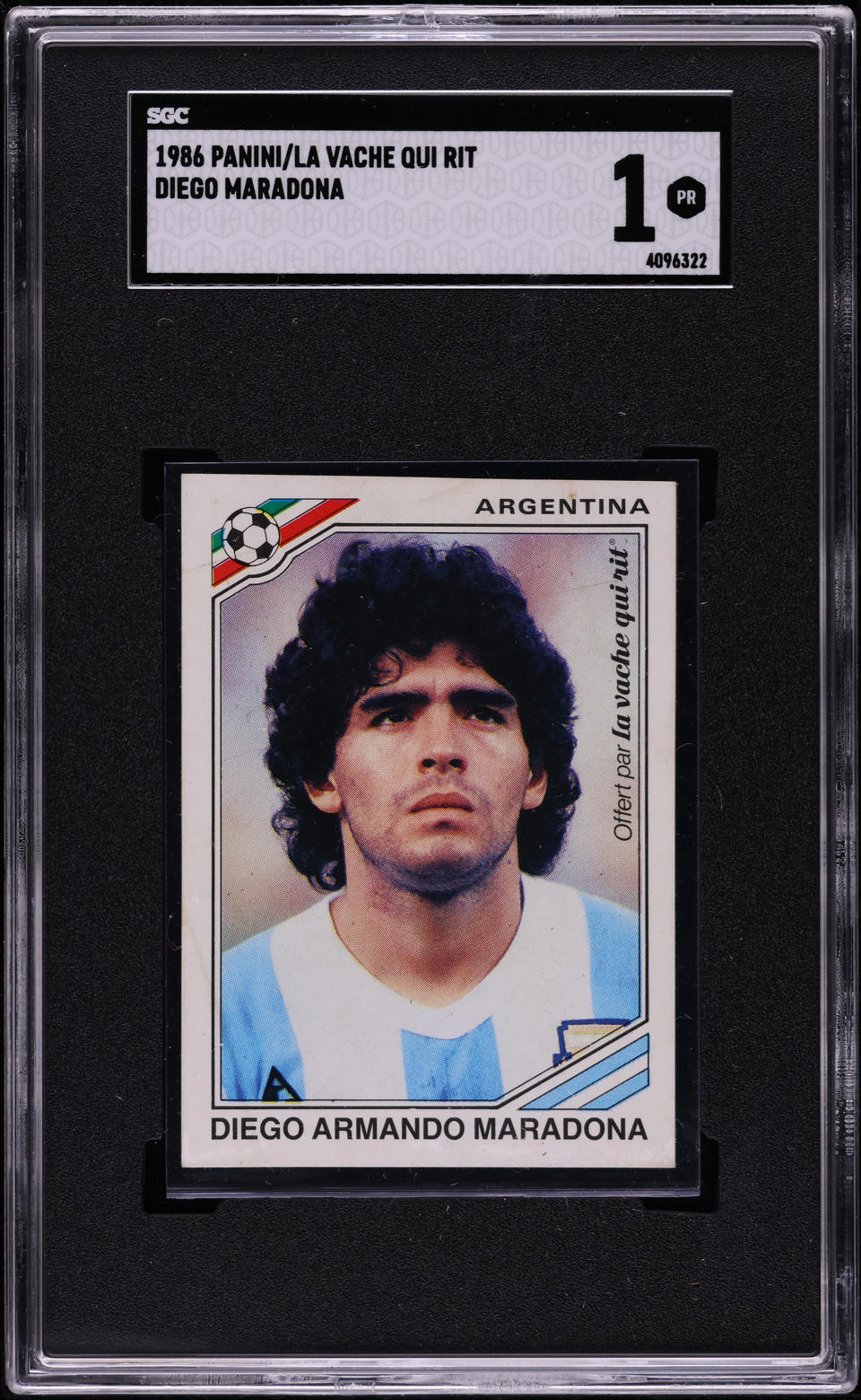Cuadro y póster Diego Maradona con Argentina en la final del Mundial de