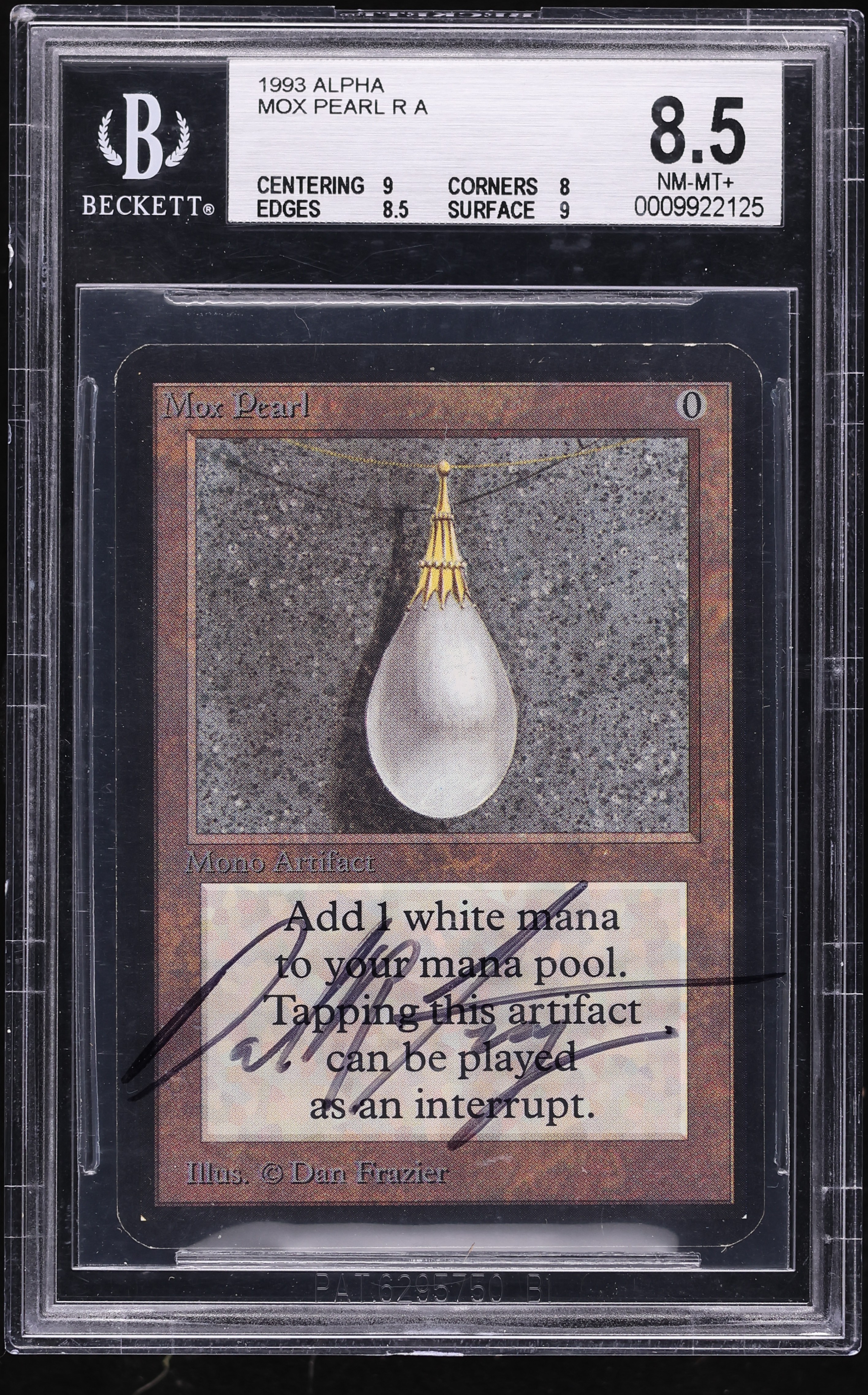 1993 Magic The Gathering MTG Alpha Mox Pearl BGS 8.5 NM-MT+
