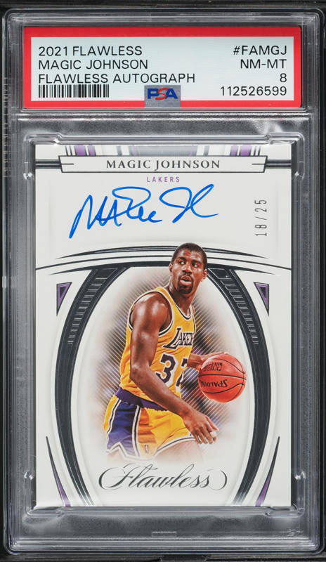 2022 Panini Flawless Enshrined Gold Magic Johnson AUTO /10 #ES-MGJ