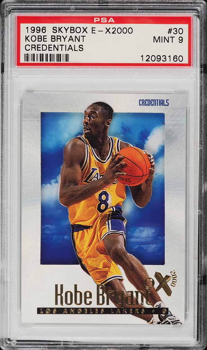 1996 Skybox E-X2000 Star Date 2000 Kobe Bryant ROOKIE #3 PSA