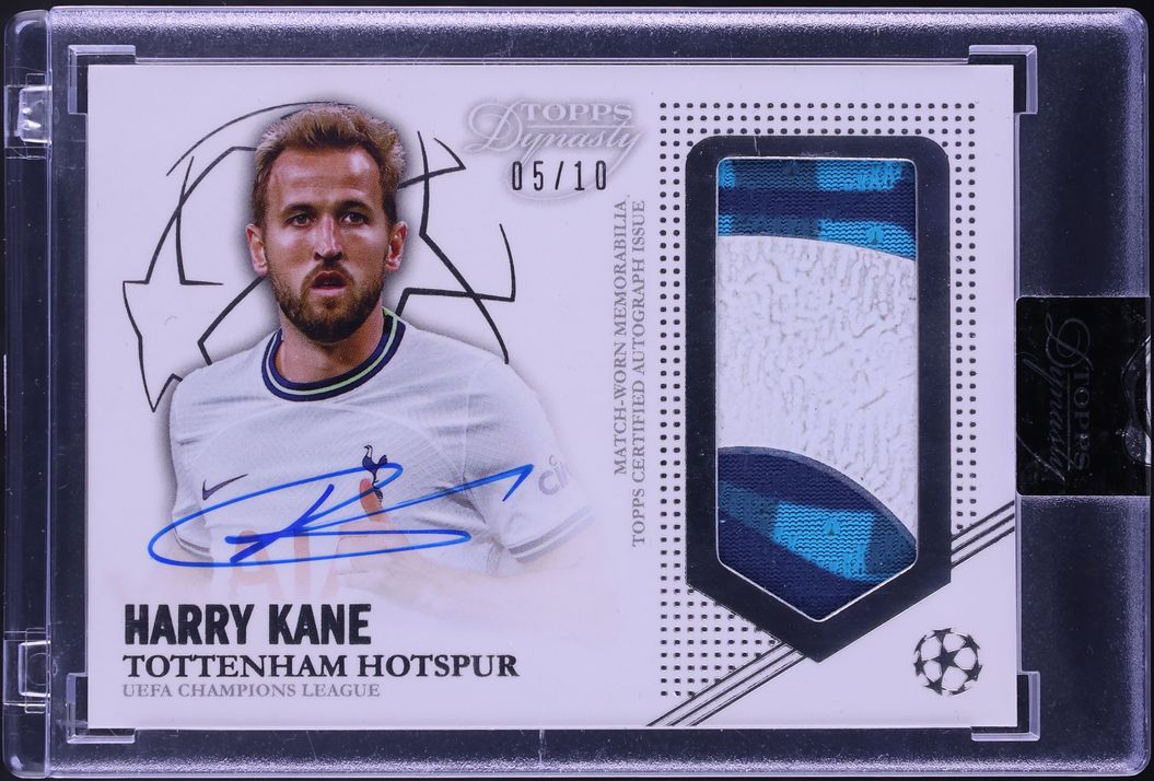 2022 Topps Dynasty UEFA Champions League Harry Kane PATCH AUTO /10 #AP-HK3 - Photo 1
