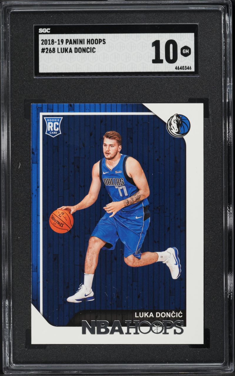 2018 Hoops Luka Doncic ROOKIE #268 SGC 10 GEM MINT