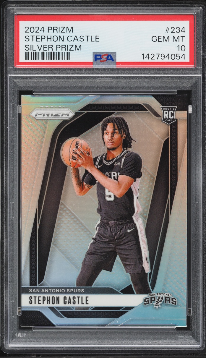 2024 Panini Prizm Silver Stephon Castle ROOKIE #234 PSA 10 GEM MINT