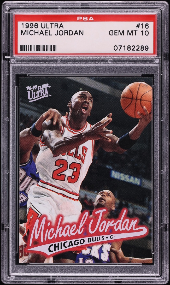 1996 Ultra Basketball Michael Jordan #16 PSA 10 GEM MINT