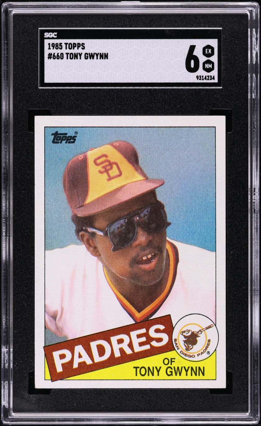 1985 Topps Tony Gwynn #660 SGC 6 EXMT