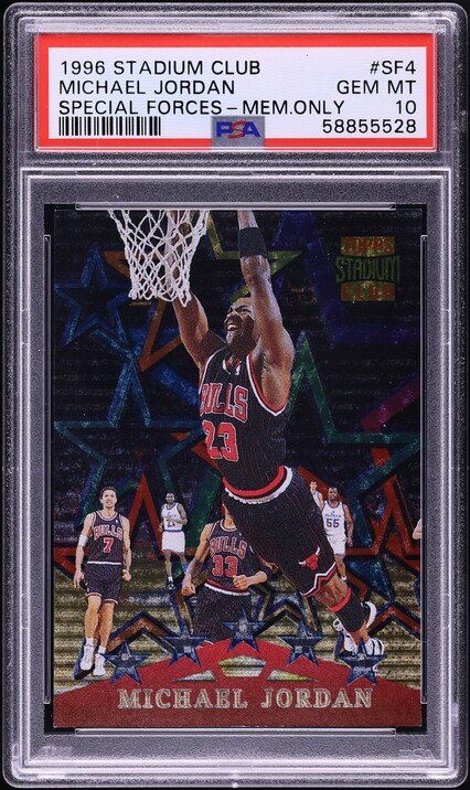 1996 Stadium Club Special Forces Members Only Michael Jordan #SF4