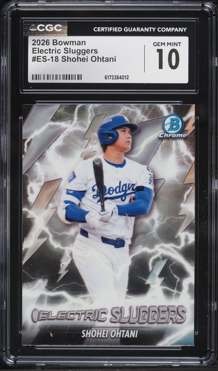 2026 Bowman Chrome Electric Sluggers Shohei Ohtani #ES-18 CGC 10 GEM MINT