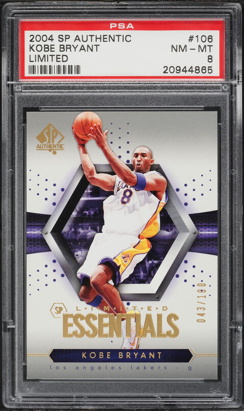 2004 SP Signature Edition Dual Kobe Bryant & Michael Jordan AUTO