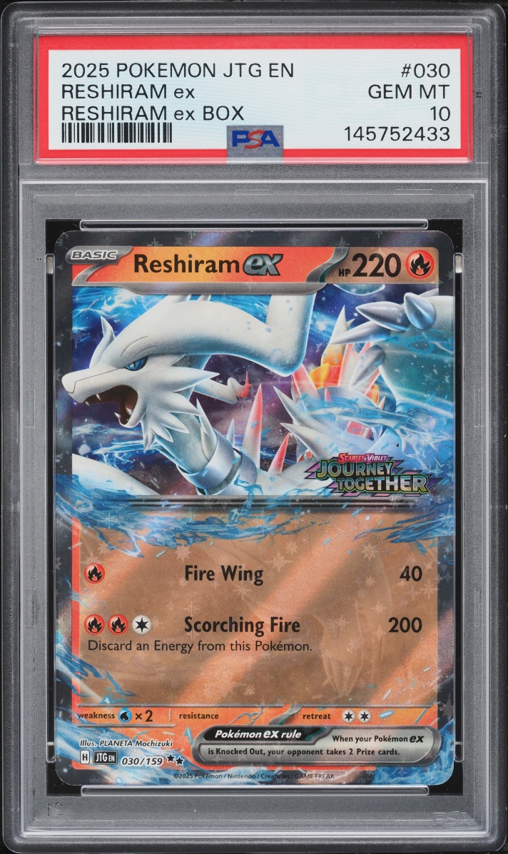2025 Pokemon SV Promo Journey Together Premium Collection Holo Reshiram ex #30 PSA 10 GEM MINT