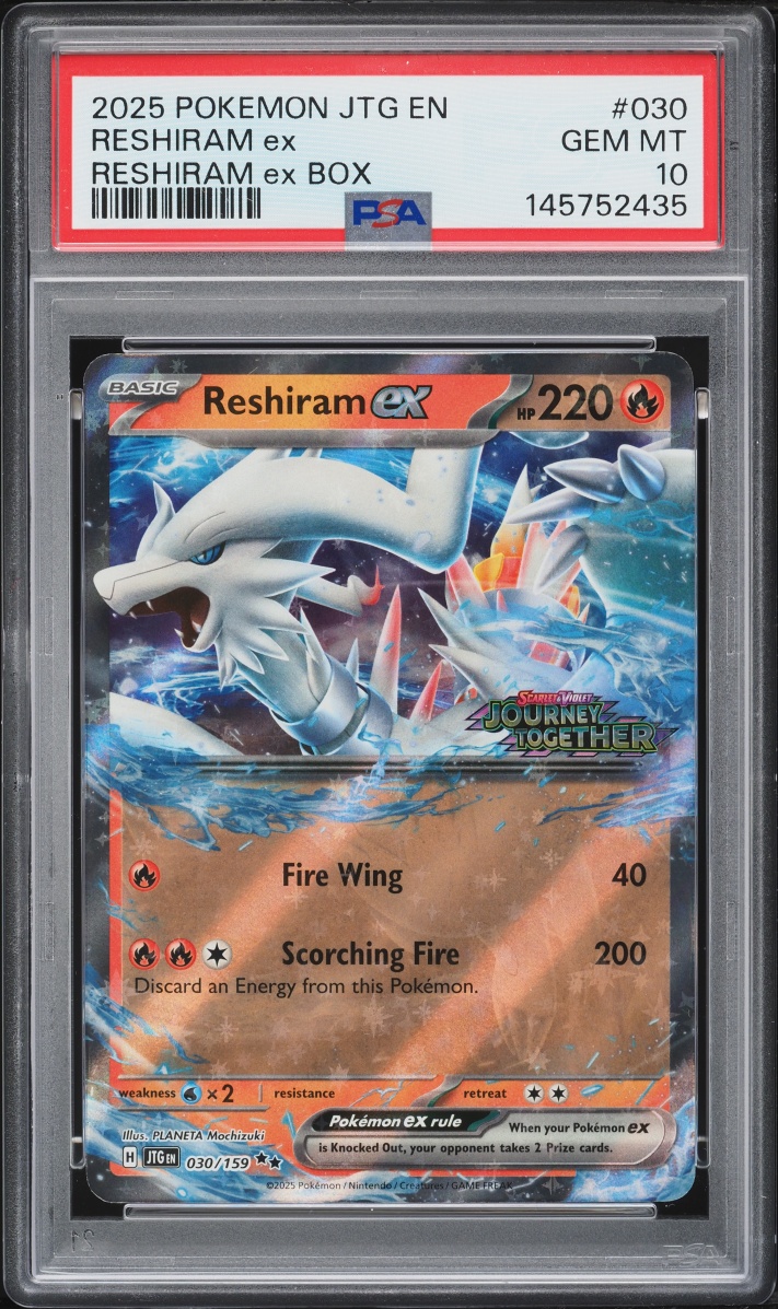 2025 Pokemon SV Promo Journey Together Premium Collection Holo Reshiram ex #30 PSA 10 GEM MINT