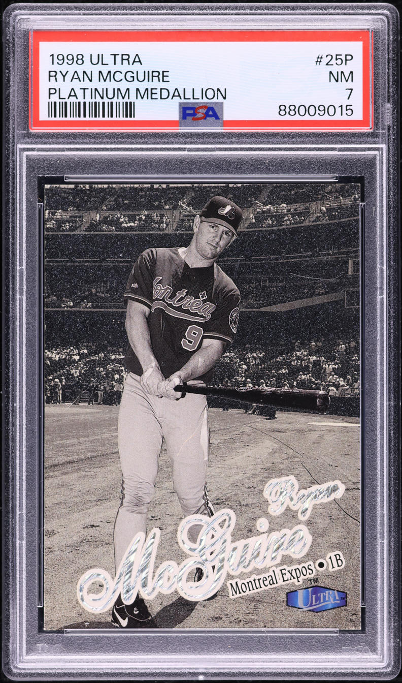 1998 Ultra Platinum Medallion Ryan McGuire /100 #25P PSA 7 NRMT