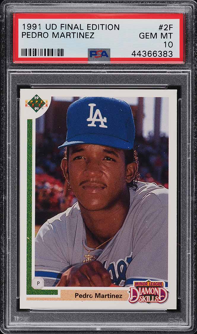 1991 Upper Deck Final Edition Pedro Martinez ROOKIE #2F PSA 10 GEM MINT
