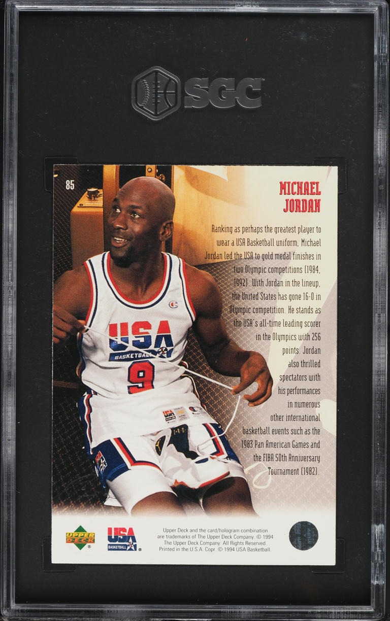 1994 Upper Deck USA Michael Jordan #85 SGC 8 NM-MT