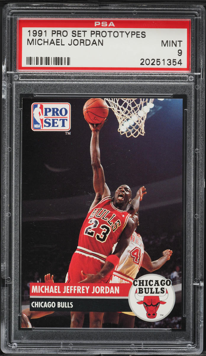 1991 Pro Set Prototypes Michael Jordan PSA 9 MINT