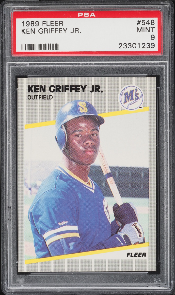 1989 Fleer Ken Griffey Jr. ROOKIE #548 PSA 9 MINT