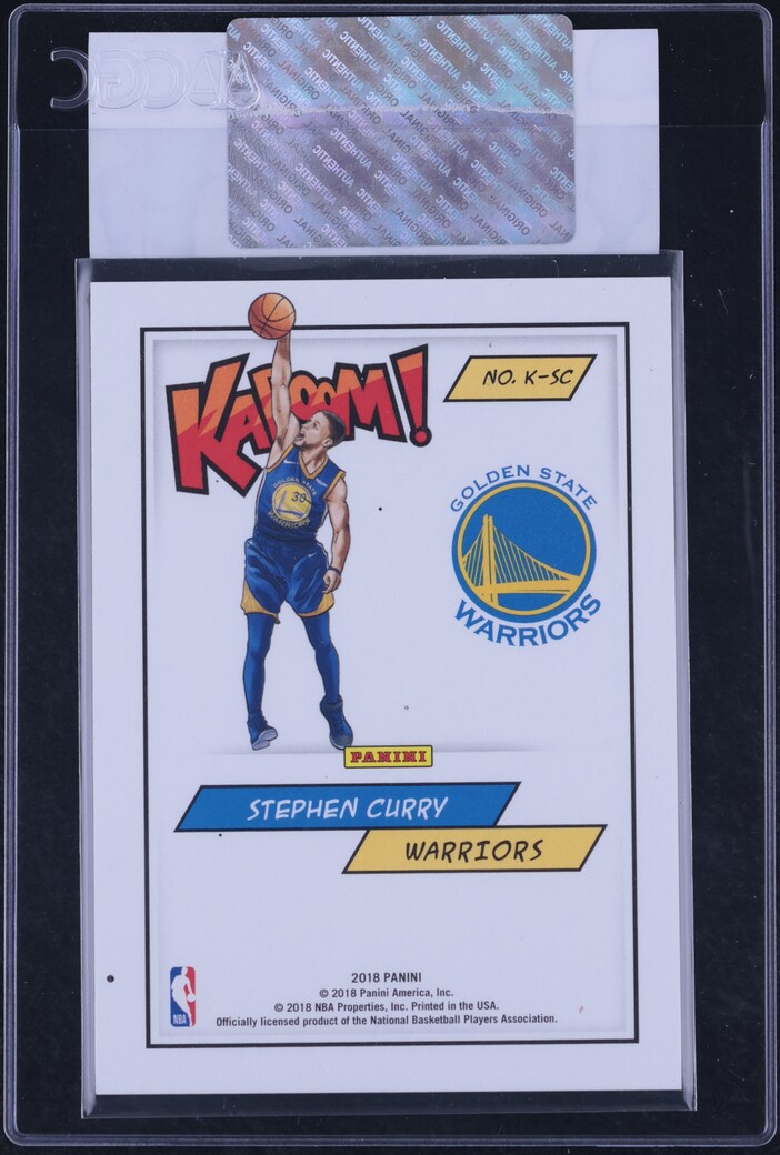 2018 Panini Kaboom! Stephen Curry #K-SC CGC AUTH