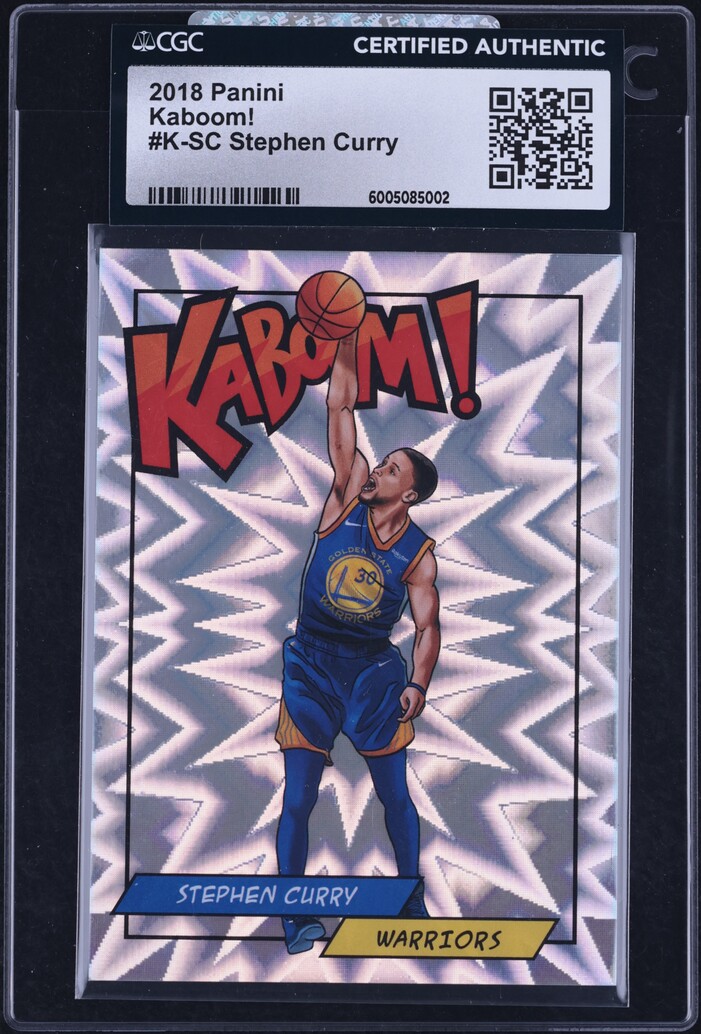 2018 Panini Kaboom! Stephen Curry #K-SC CGC AUTH