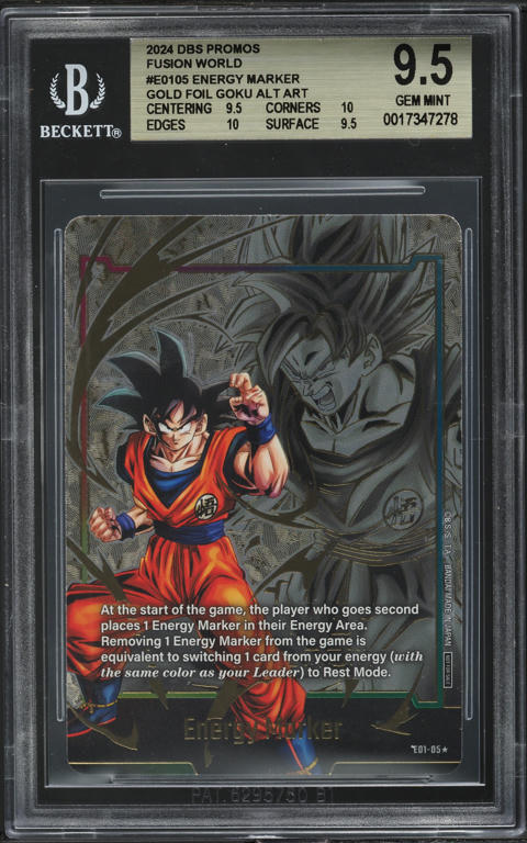 2024 Dragon Ball Super Fusion World Energy Marker Gohan Gold Alt