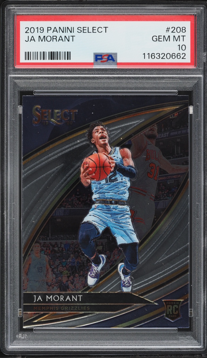 2019 Select Courtside Ja Morant ROOKIE #208 PSA 10 GEM MINT