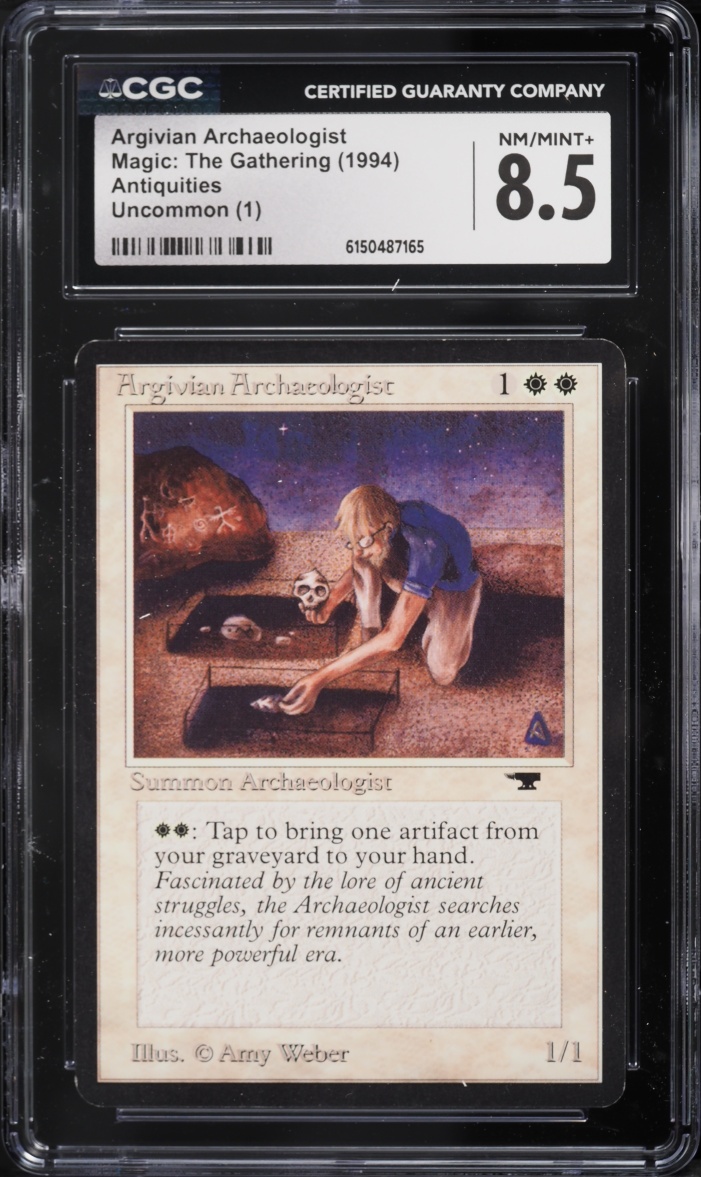 1994 Magic The Gathering MTG Antiquities Argivian Archaeologist CGC 8.5 NM-MT+