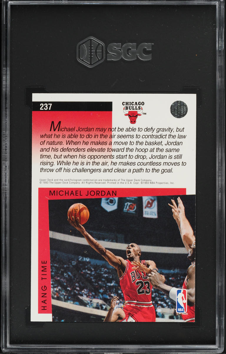 1994 Upper Deck Signature Moves He's Back Reprint Michael Jordan #237 SGC 9 MINT
