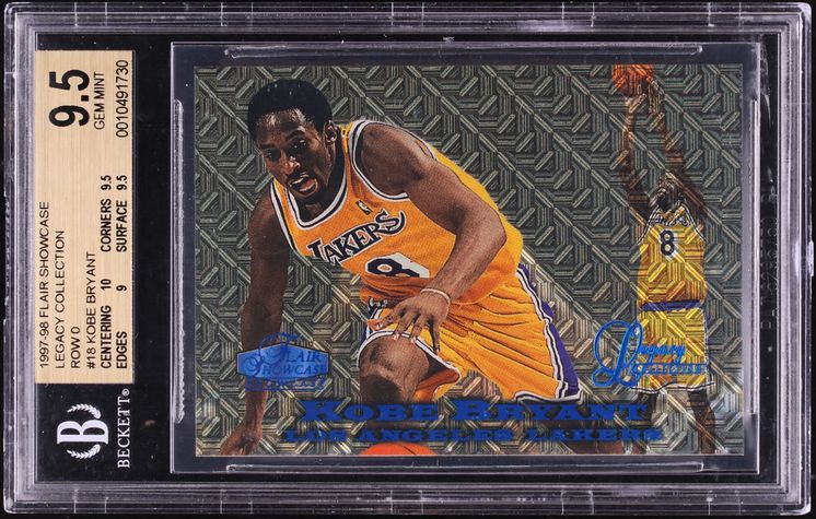 1997 Finest Bronze w/ Coating Kobe Bryant #262 SGC 9.5 MINT+ on