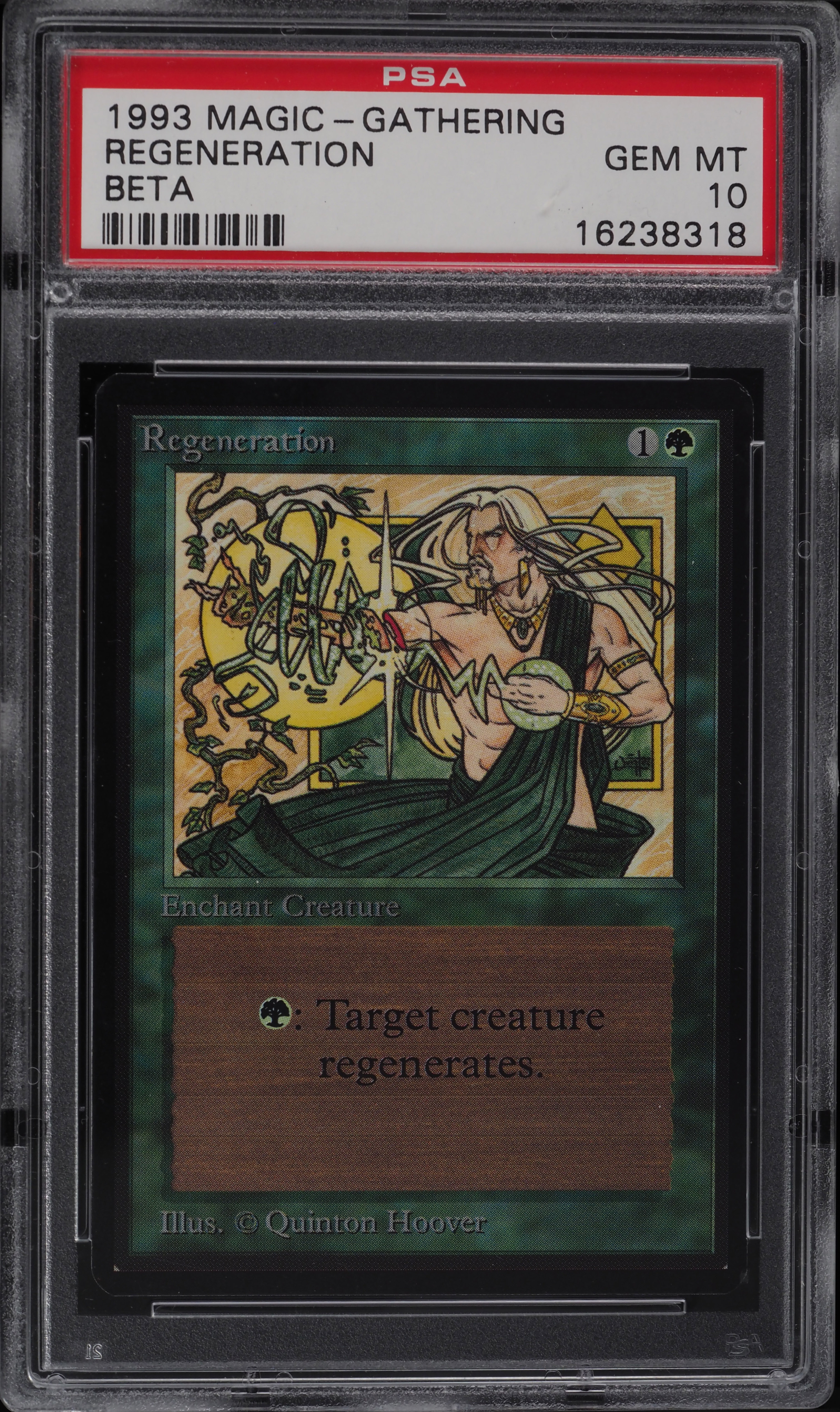 1993 Magic The Gathering MTG Beta Regeneration PSA 10 GEM MINT