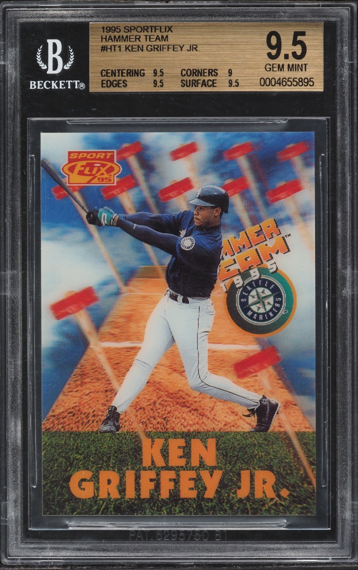 1995 Sportflix Hammer Team Ken Griffey Jr. #HT1 BGS 9.5 GEM MINT
