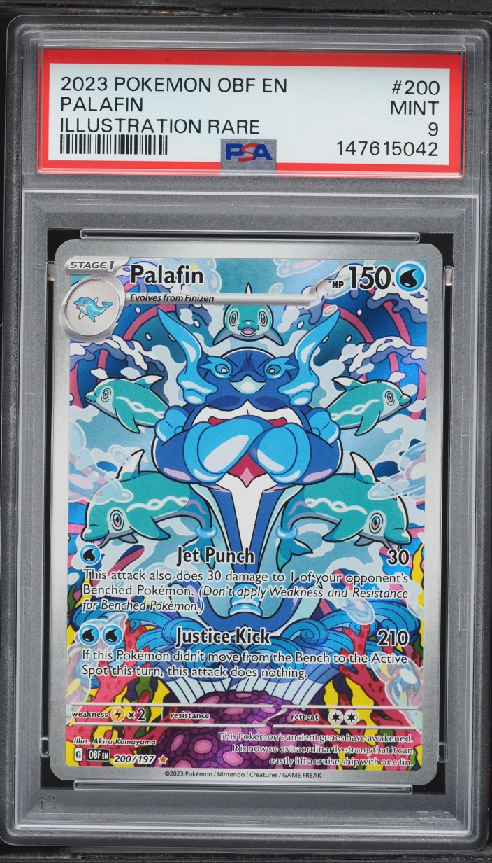 2023 Pokemon Scarlet & Violet Obsidian Flames IR Palafin #200 PSA 9 MINT