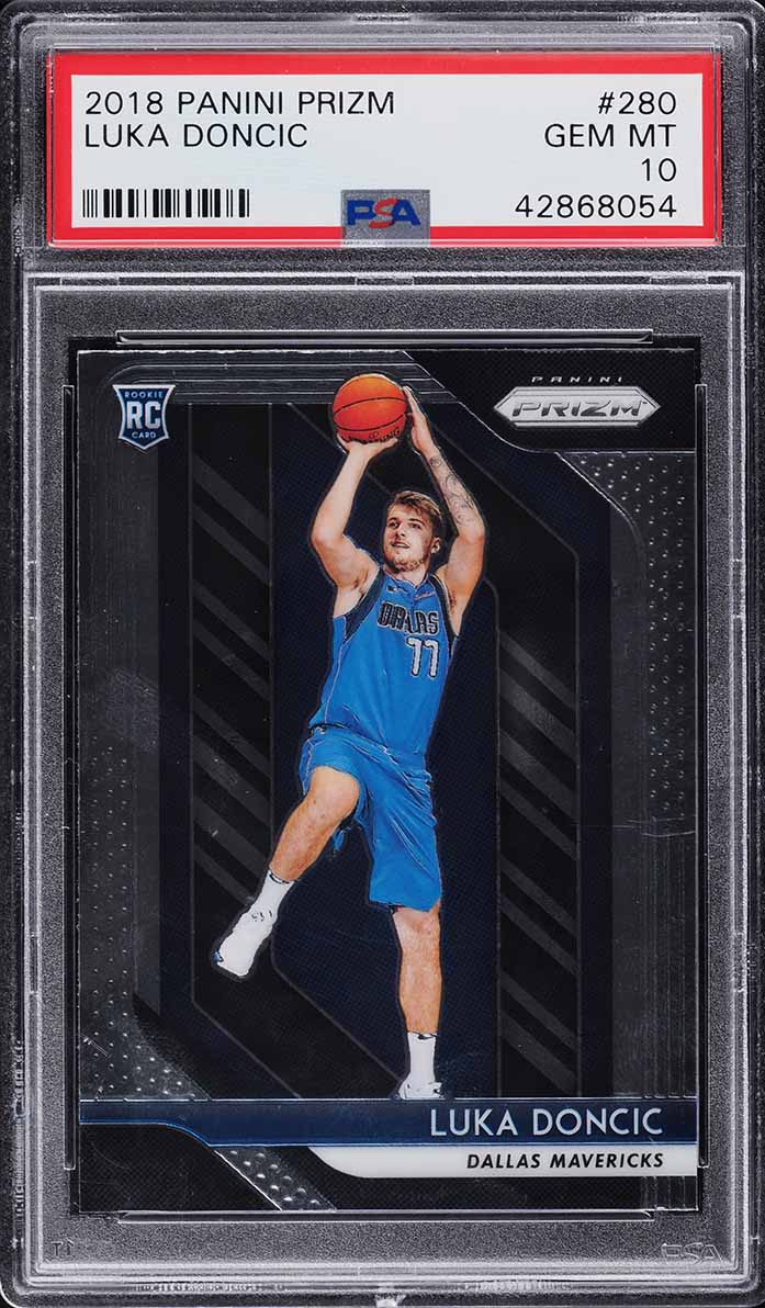 2018-19 Panini Court Kings #117 Luka Doncic RC PSA 10 on Fanatics