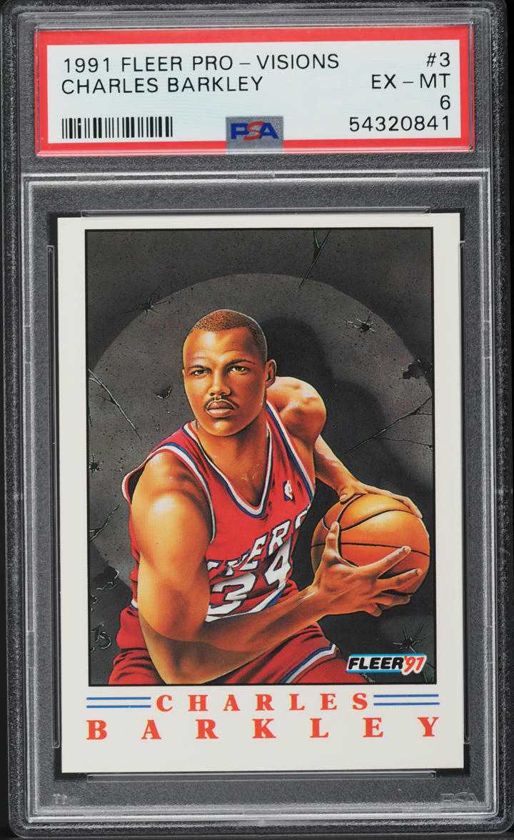 1991 Fleer Pro-Visions Charles Barkley #3 PSA 6 EXMT