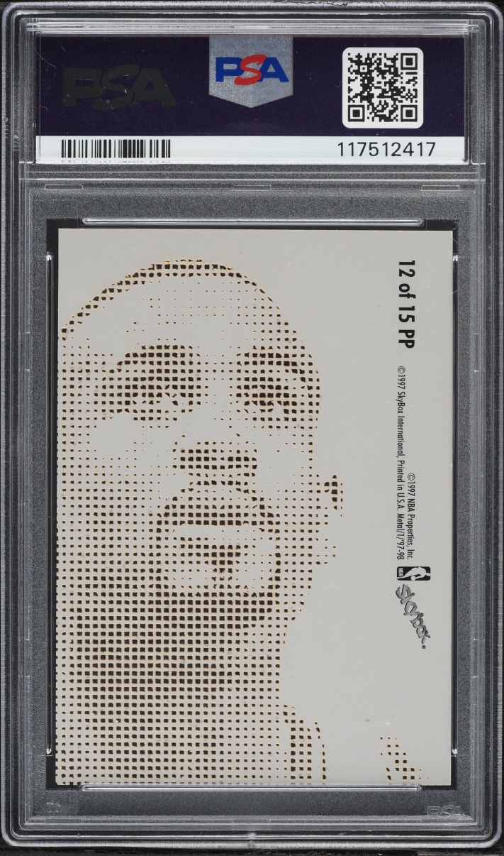 1997 Metal Universe Platinum Portraits Grant Hill #12 PSA 9 MINT