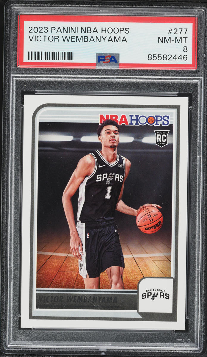 2023 Hoops Victor Wembanyama ROOKIE #277 PSA 8 NM-MT