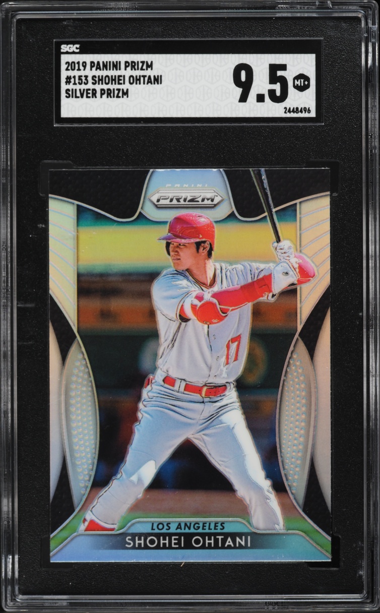 2019 Panini Prizm Silver Shohei Ohtani #153 SGC 9.5 MINT+