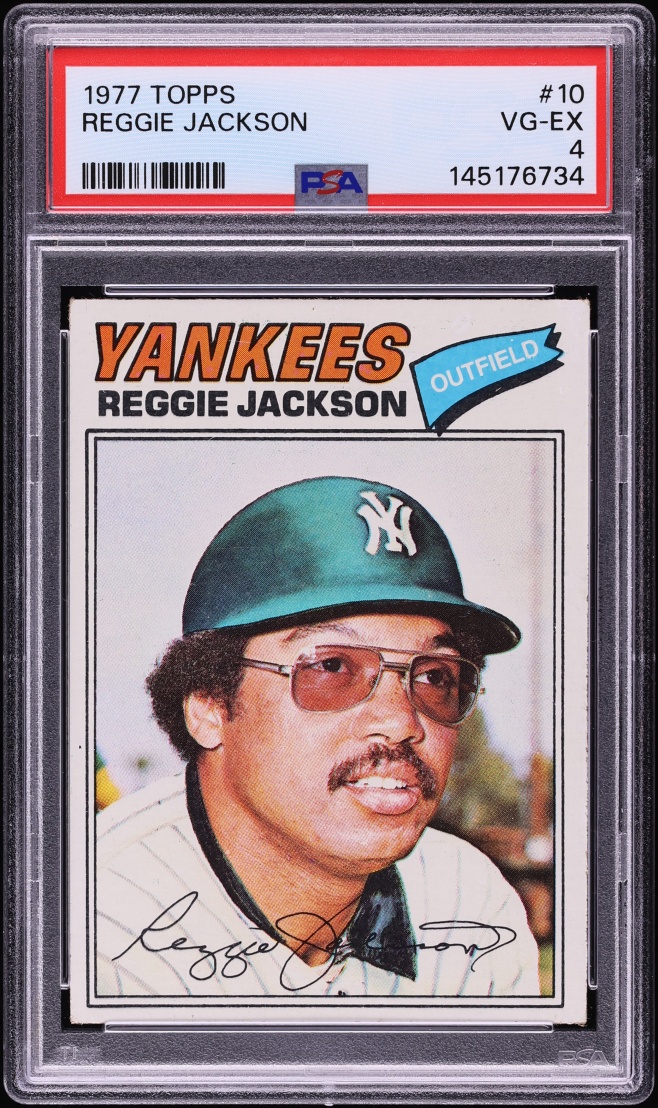 1977 Topps Reggie Jackson #10 PSA 4 VGEX