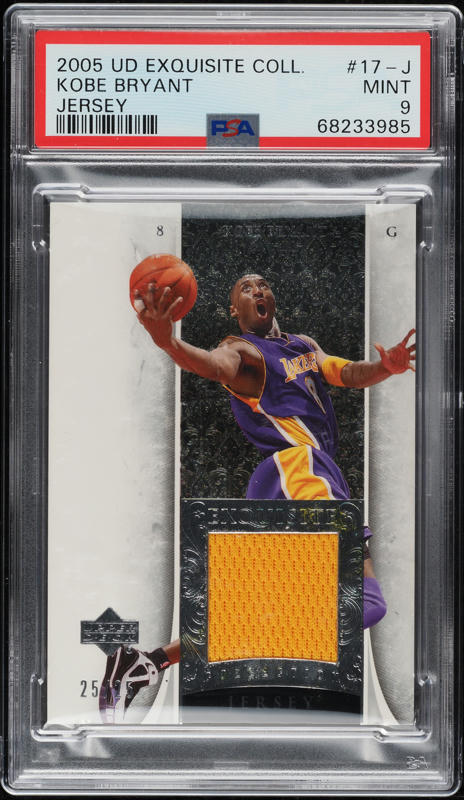 2003 Exquisite Collection Gold Kobe Bryant /25 #15 BGS 8.5
